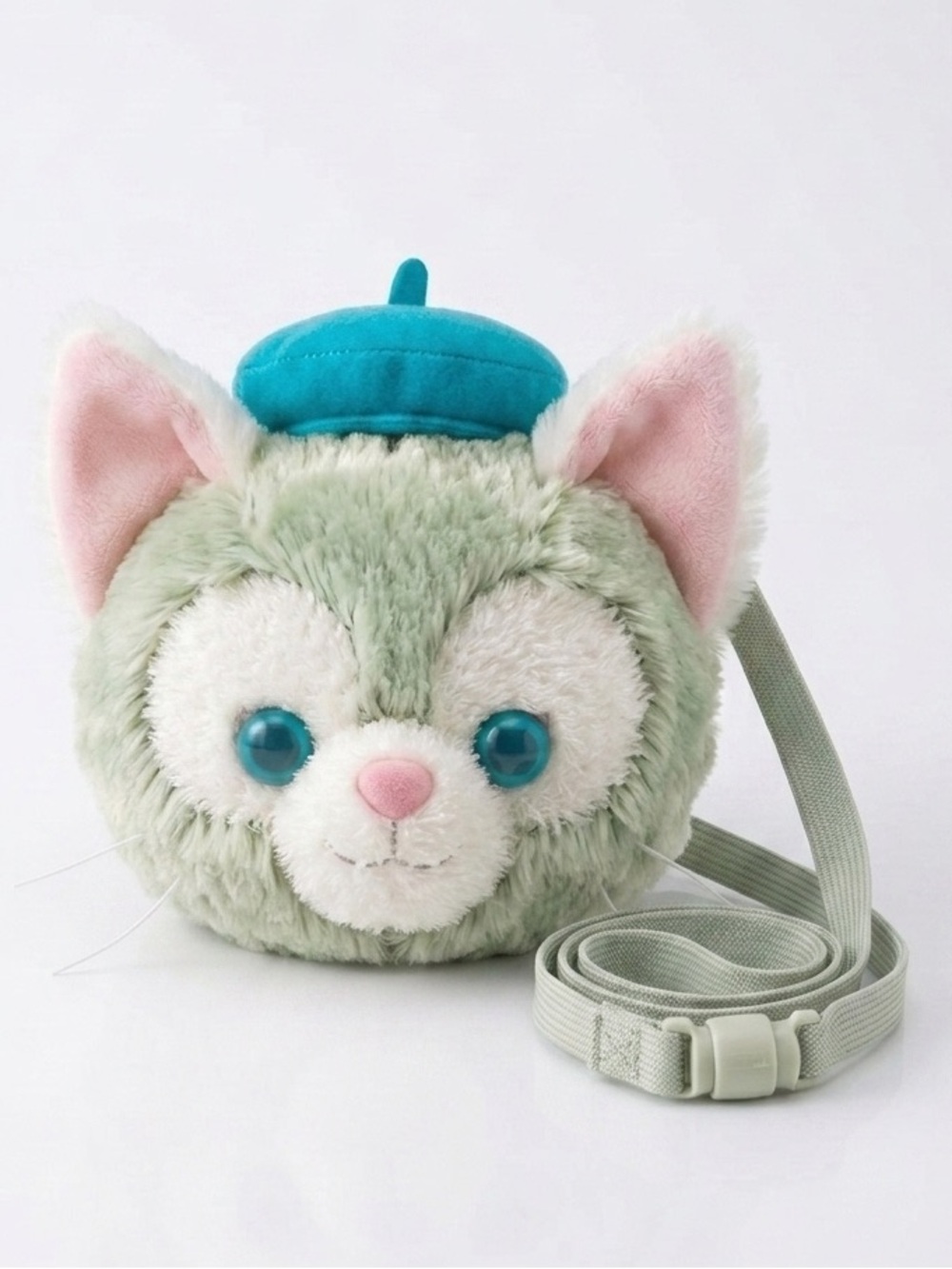 Tokyo Disney Sea Gelatoni Duffy Friend Cat Plush Coin Purse Crossbody Bag